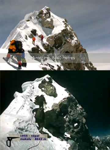 
Makalu Just Before Final Summit Ridge 2008 and 1955 - Makalu: La face cachee de la pyramide noire DVD
